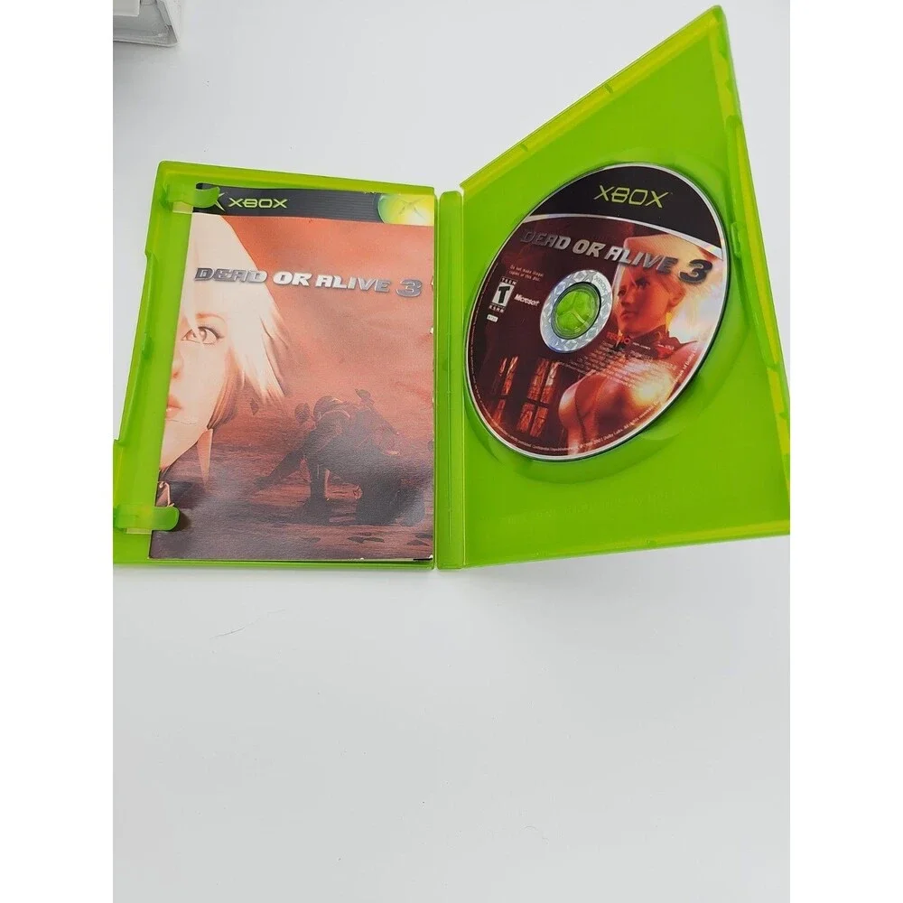 Dead or Alive 3 (Microsoft Xbox, 2001) Complete CIB Tested & Working